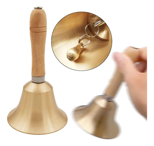 Campana De Mano, Campana De Servicio Con 80 Mm X 207 Mm