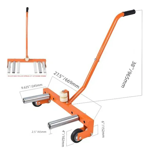 Carro Elevador De Llantas Ajustable - Dolly Para Taller Y Ga