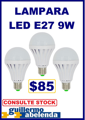 Lampara Led E27 9w Fría O Calida  ¡¡¡oferta!!!