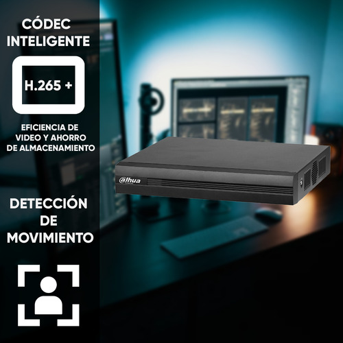 Rmt500 Dahua Dvr Xvr1b16i 16 Canales Resolución 1080p Lite 2 (Reacondicionado)