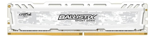 Memória RAM Ballistix Sport LT color white  16GB 1 Crucial BLS16G4D32AESC