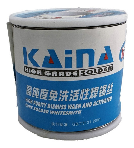 Rollo De Estaño Profesional 1 Mm Diametro 500 Gr Marca Kaina