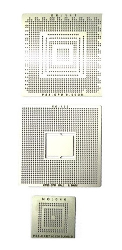 Stencil Estencil Bga Ps3 Fat Reballing Calor Direto 0,60 Mm