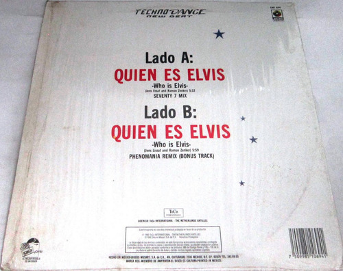 Interactive - Who Is Elvis Single Lp (Usado)