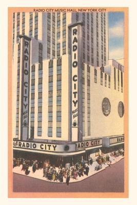 Libro Vintage Journal Radio City Music Hall, New York Cit...