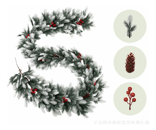 Simulação De Decoração De Natal Verde E Branco Pinaster Nee