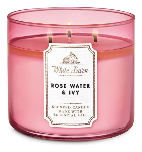 White Barn Bath And Body Works Vela Aromática De 3 Mec...