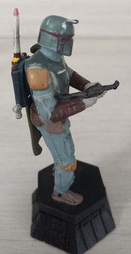 Miniatura Boba Fett Coleção Xadrez Star Wars Oficial Metal (Usado)