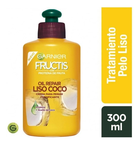 Crema Para Peinar Fortificante Fructis Coco (1 U) 