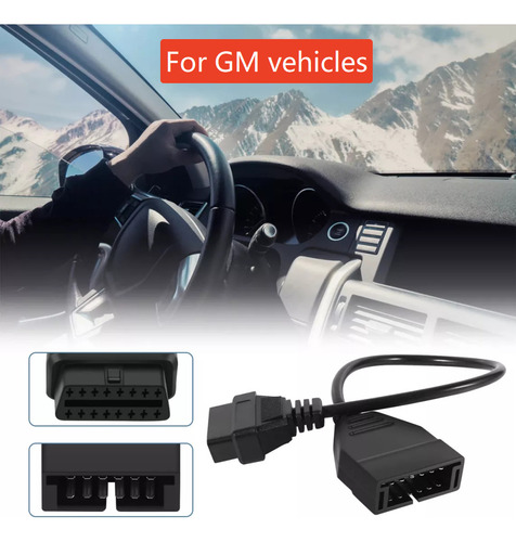 Para Gm Obd1 12 Pines A Obd2 16 Pines Herramienta De Diagnós