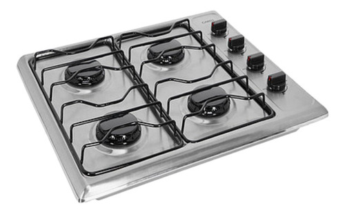 Imagen 2 de 4 de Parrilla a gas Garell Básica PE4Q-I plateada