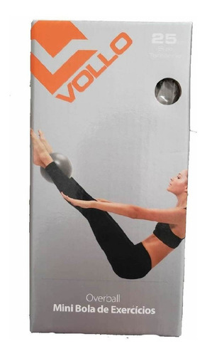 Bola Kt Com 5 Overball De Exercícos 25 Cm Vollo Cor C Za