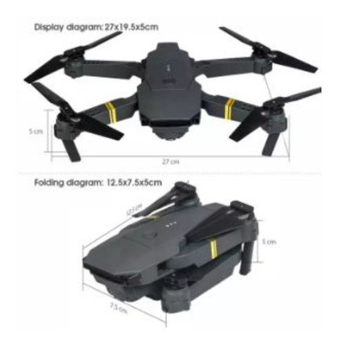 Drone 998 Plegable Con Cámara Ideal Para Niños Y Adultos