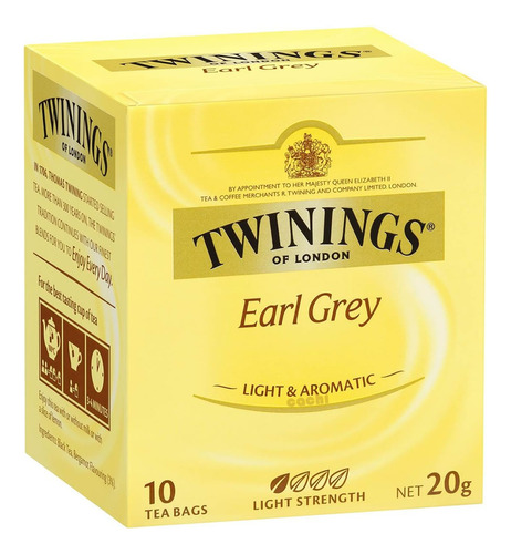 Te Twinings Earl Grey Caja X 10 Sobres