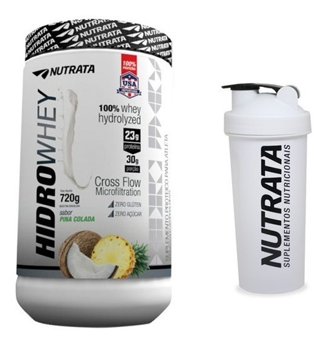 Hidro Whey 720g Nutrata + Coqueteleira