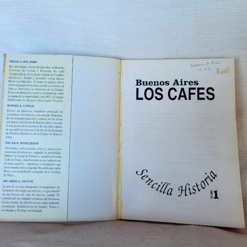 Los Cafes Buenos Aires Del Pino Longo Sencilla Hist Vol 1