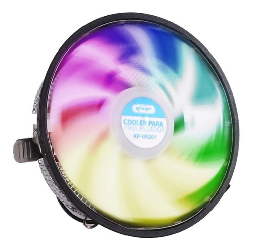 Fan Cooler Para Processador 120mm Air 12v Rgb Ventoinha 1500