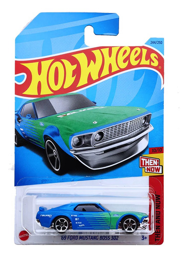 Hot Wheels Carro 69 Ford Mustang Boss 302 + Obsequio