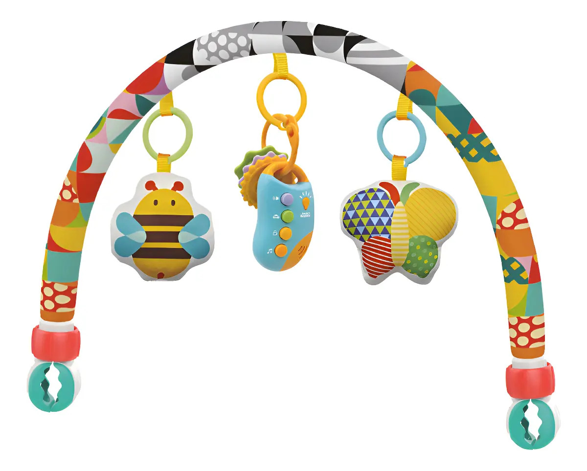 Móbile Arco Musical Bebê Carrinho Berço Let's Play Maxi Baby