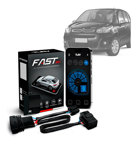 Módulo Acelerador Pedal Fast Com App C3 Picasso 15 16 17 18