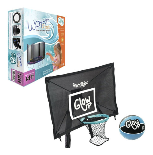 Set Basketball + Juego De Agua Para Cama Elástica 14ft R3055