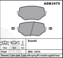 Comprar Juego Pastillas Freno Suzuki Grand Vitara ...2004 Comline