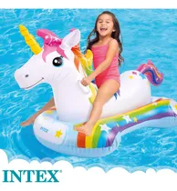 Comprar Flotador Inflable Montable Unicornio P\u002F Niños Piscina Playa