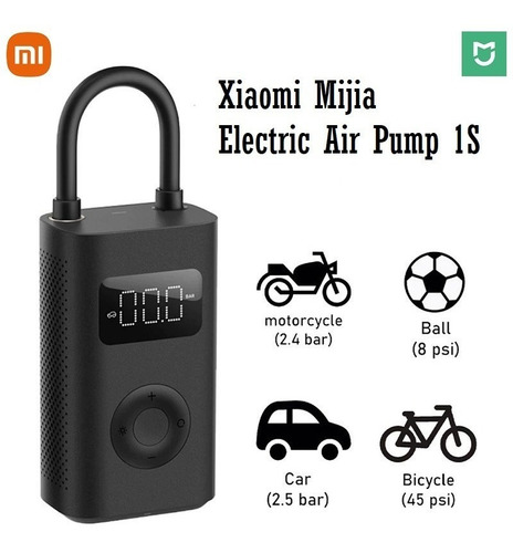 Imagen 2 de 10 de Compresor De Aire Eléctrico Portátil Xiaomi Mi Dzn4006gl