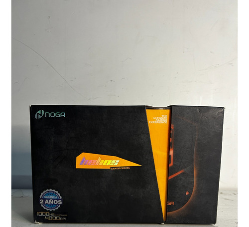 Mouse Gamer Retroiluminado 4000 Dpi Máximo Noga Helios Negro (Usado)