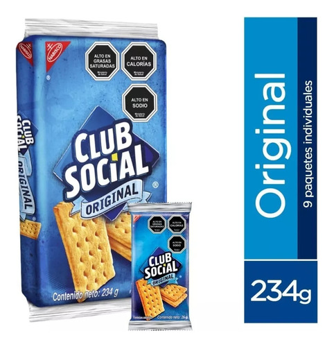 Galletas Saladas Club Social® Pack 9 X 26 G