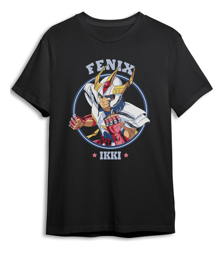 Polera Estampada Caballeros Del Zodiaco - Fenix Ikki - Dtf