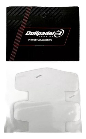 Protector Bullpadel Borde Paleta Dentado Adhesivo Blanco
