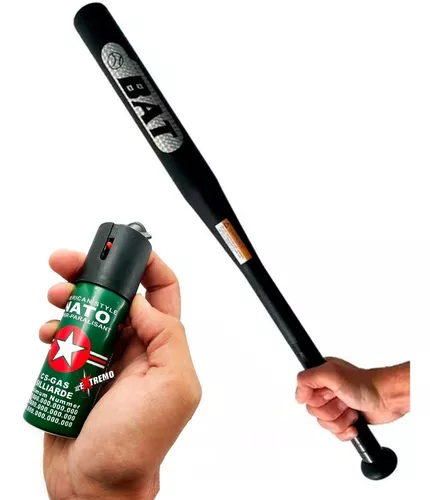 Bat De Beisbol Para Practica Beis Defensa Personal 86cm