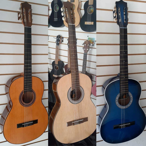 Guitarra Clásica+forro Lona+método De Aprendizaje+pick+envío
