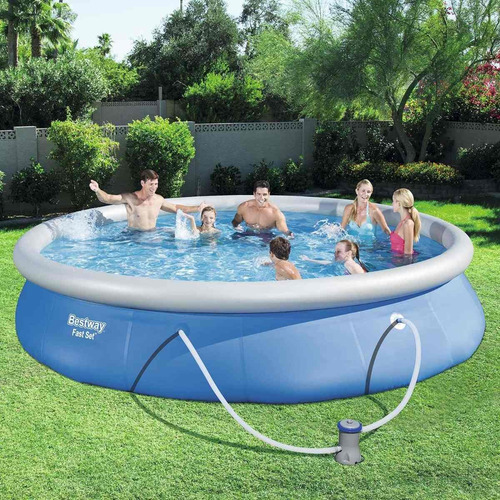 Piscina Inflável Fast Set 57313 Com Bomba Filtro 9.677 L/h