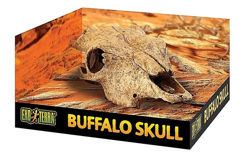 Adorno Exo Terra Craneo Bufalo Skull Bull Acuario 