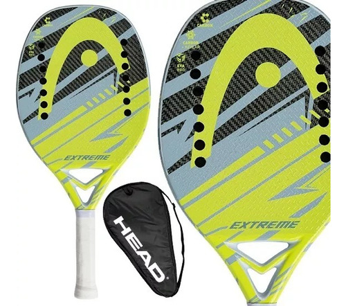 Raquete De Beach Tennis Head Extreme - Carbono 3k + Kevlar