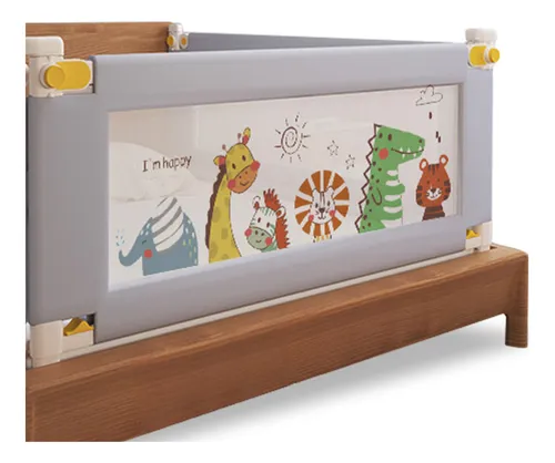 Baranda De Cama Seguridad Bebe Plegable Ajustable