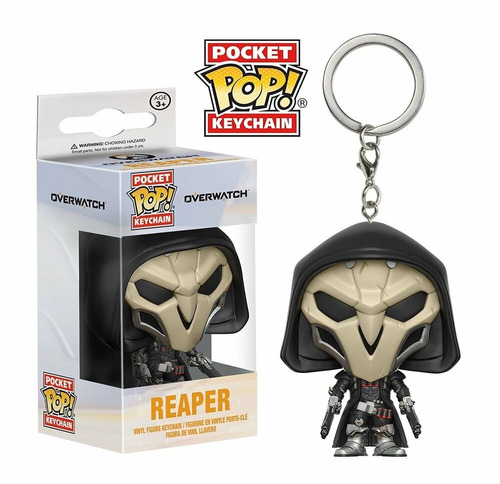 Funko Pop Pocket Keychain Llavero Overwatch Reaper