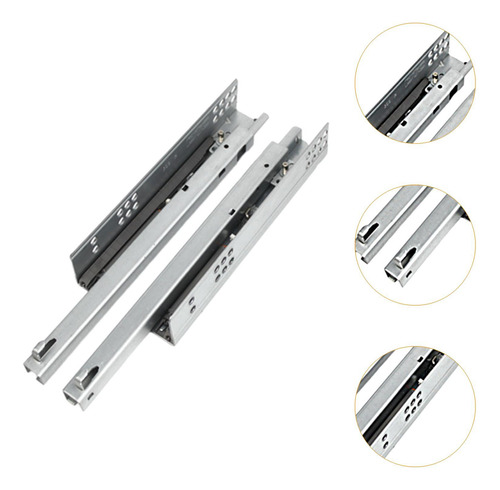 2x Cajón Riestas Deslizantes Cajones Diapositivos Cajones L