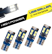 Comprar 4 X T10 W5w 168 194 3030 12 Smd 6000 K Xenon Canbus Blanco B