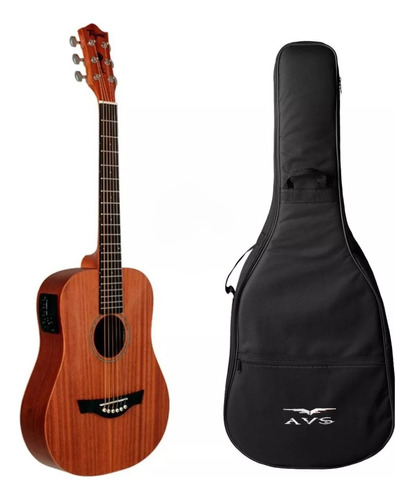 Violão Eletrico Tagima Baby Mahogany + Capa Avs Luxo