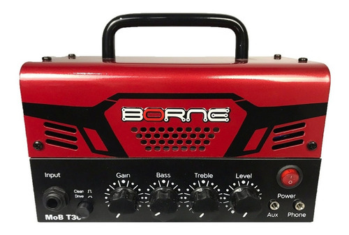 Amplificador Borne MOB MOB T30 para guitarra de 30W cor vermelho 110V/220V