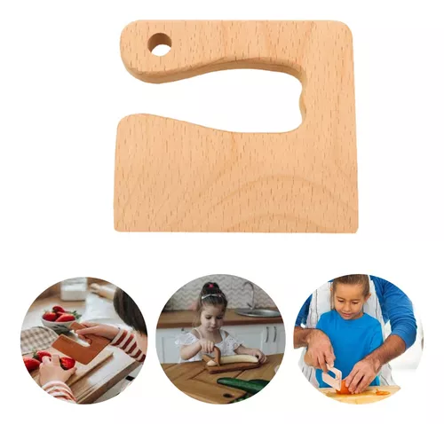 Conjunto de faca de cozinha infantil ONUPGO 5 peças, conjunto de facas de  cozinha de plástico para crianças – Faca de cozinha segura para crianças,  faca de cozinha de nylon para cozinheiro/faca