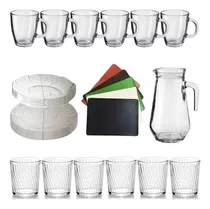 Comprar Set Vajilla Juego Platos Completo Combo Vasos