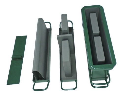 Imagem 3 de 4 de Kit Forma Bloco,meio Bloco,canaleta 10 Com Fundo Jalossimaq