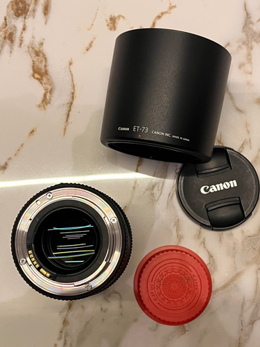 Canon Macro Lens Ef 100mmm 1:28 L Is Usm Canon Ef Preto (Usado)