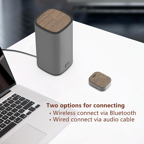 Altavoces Bluetooth Computadora Control Táctil Inalámbrico Blanco