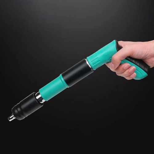 Pistola De Clavos Descarga Automática Ajustable Turquesa