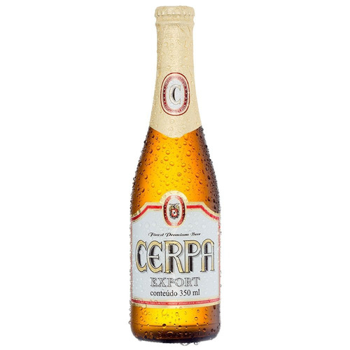 Imagem 1 de 1 de Cerveja Cerpa Export Garrafa 350ml